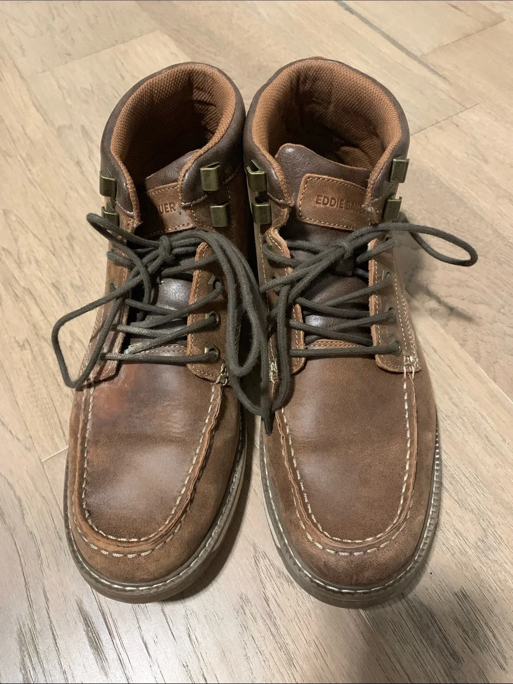 Eddie Bauer Stahl Peak Men's Leather Boots Size 11